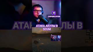 АТАКА АКУЛЫ SCUM  #fypシ #fypシ゚viral #fyp #scum #скам #стрим #стример #смех #выживание #tiktok #рек