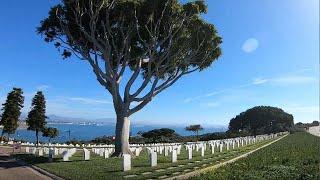 Fort Rosecrans National Cemetery Tour San Diego, California HD - Army Navy Military Memorial