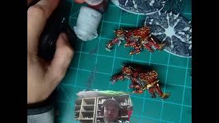 Painting 40k Khorne Demons!