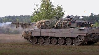 Panzerschießen des Leopard 2A6 - Bundeswehr