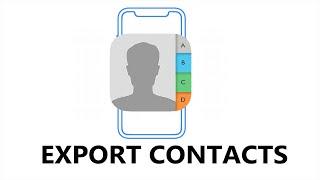 How To Export iPhone Contacts
