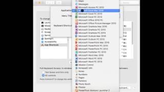 How to Customize Mac Keyboard Shortcuts for Microsoft Excel