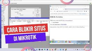 Cara Blokir Situs di Mikrotik dengan Web Proxy | VIRTUALBOX