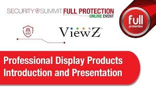 VIEWZ - Professional Display Products Introduction and Presentation 2020/04/06