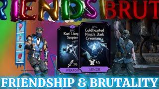 Friendship & Brutality FW Gameplay MK Mobile | MK11 Subzero & KW Sub-Zero