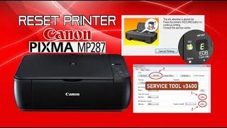 Cara Reset Printer Canon MP287 Menggunakan Resetter Service Tool v3400