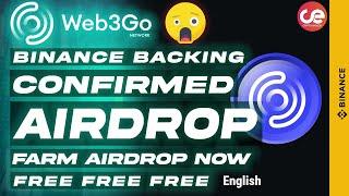 Web3Go- Confirmed Free Airdrop  Full Guide, Binance Backing - English