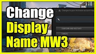 How to Change Display Name on Call of Duty MW3 with TOKENS every 6 months!
