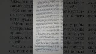 От тщетности богатства. Екклесиаст 5гл.