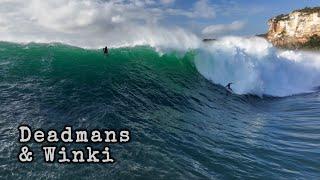 Deadmans & Winki, RAW surf footage, 29th to 31st July 2024. Filmed by skymonkey5