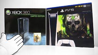 PS5 Call of Duty MWII Bundle + Xbox 360 MW2 Console Unboxing! (2009 vs 2022)