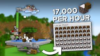 Minecraft Dark Oak & Pale Oak Tree Farm Tutorial - Pale Oak Tree Farm - 17,500 Per/h