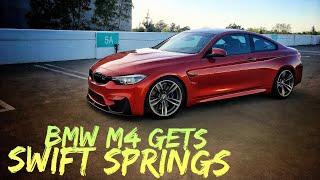 BMW M4 GETS LOW! LOWERING SPRING INSTALL F30,F32,F33,F80,F82,F83