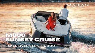 SUNSET CRUISE | M800 - Exklusives Elektroboot | Marianboats