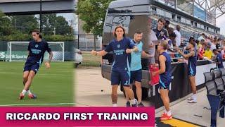 Arsenal Riccardo crazy arrival and training session  Arsenal in USA