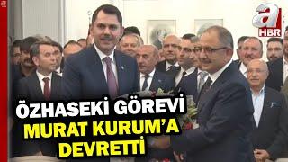 Çevre Ve Şehircilik Bakanlığı'nda Devir-Teslim Töreni! Özhaseki Görevi Murat Kurum'a Devretti