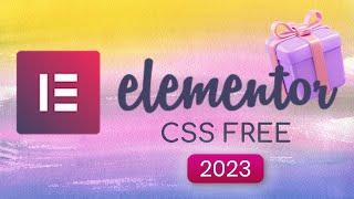 Elementor FREE - Custom CSS for FREE