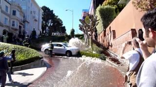 Lombard Street, San Francisco - Water Hydrant Accident