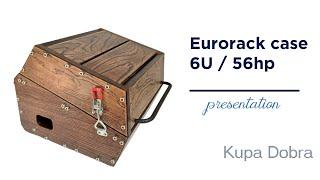 Eurorack case with lid 6U / 56hp / DIY kit for eurorack case / Ask free for any customisation