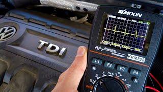 Multimeter and oscilloscope car diagnosis - KKM828 review