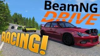 BeamNG Drive - 6 Car Racing & Crashing! (BeamNG Drive Gameplay Highlights & Funny Moments)
