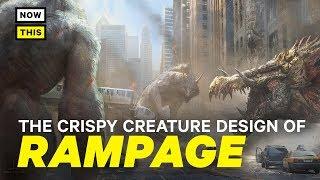 The CRISPY Creature Design of Rampage | NowThis Nerd