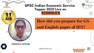 Preparation strategy for GS and English paper of IES | Learn Economics on Ecoholics