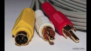 4 pin S-Video Cable with 2 RCA for Audio