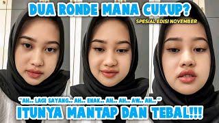 KUAT DUA RONDE CEWEK HIJAB ITUNYA TEBAL! | Eva Nurasyifa Real