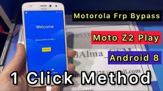 Motorola Moto Z2 Play (XT1710-09)Frp Unlock Google Account Bypass New Method Android 8 Last Security