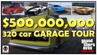 $500,000,000 - 300+ car GTA Online garage tour