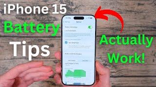 iPhone 15 Battery Tips & Tricks! Make Your iPhone Last LONGER! [22+ iPhone Battery Health TIPS!]