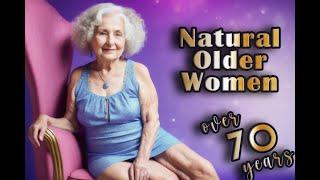 Natural Older Woman over 70  Impact of Fast Fashion Plus Size Attractive Dressed 27