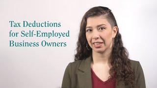 What Tax Deductions Can Self-Employed Business Owners Get?