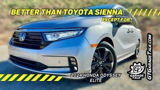 2024 Honda Odyssey Elite | Better than Toyota Sienna