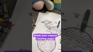 Coloring skills - break your crayons, small tools, coloring pages #coloring #ot #motor skills