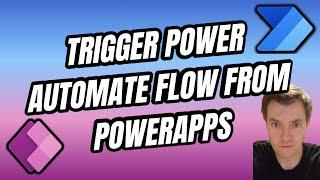 Powerapps - Trigger Power automate Flow from Canvas Application (With Parameters)  #22