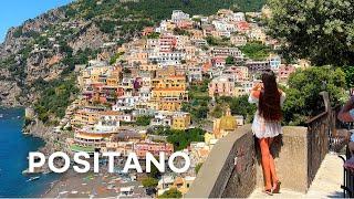 [4K]Italy Summer Walk: Positano🩴️, Paradise in the Amalfi Coast Italian Lunch & Dinner 2022