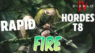 Best Rogue Build - Infernal Hordes Tier 8 3B in damages - Rapid Fire Rogue | Diablo 4 Season 5