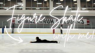 come figure skating with me!️ | figure skating practice vlog