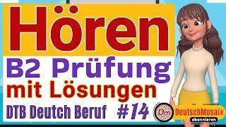 B2 - Beruf 2025 | Telc Deutsch | Prüfung für den Beruf | Hören mit Lösungen | Kompletter Test