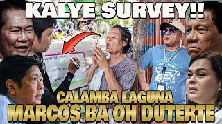 KALYE SURVEY!!CALAMBA LAGUNA GRABE MATINDI ANG BILANGAN DITO