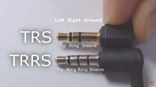 Headphone Jacks (TRS,TRRS, 2.5mm, 3.5mm, Left,Right,Ground,Mic)