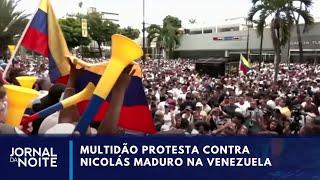 Protestos se intensificam na Venezuela; líder da oposição é preso | Jornal da Noite