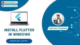 How to install flutter in windows 11 | How to install flutter in visual studio code