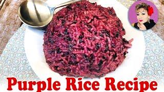 Purple Rice delicious and nutritious