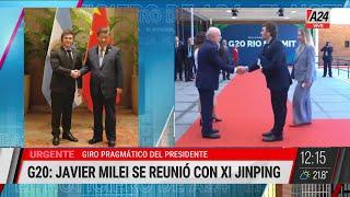  G20: JAVIER MILEI SE REUNIÓ CON XI JINPING