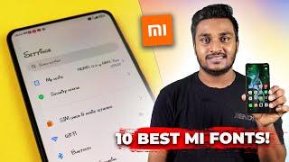 Top 10 Best Miui Fonts For Redmi & Poco Devices Tamil!