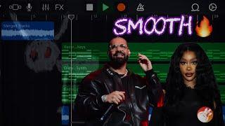 How to Make a SMOOTH R&B Beat on GarageBand iOS #2! (DRAKE, SZA)