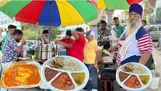 weight से परेशान sardarji ने scooty पे कूलर के frame pe banaya dhaba।vegThali street food india